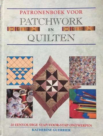 Patronenboek voor patchwork en quilten - Guerrier, Verzenden, Zo goed als nieuw, Guerrier