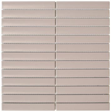 Wand Mozaïek Tegels Kitkat Factory Keramiek Oudroze - Mat.., Doe-het-zelf en Verbouw, Tegels, Nieuw, Ophalen of Verzenden, 20 tot 40 cm
