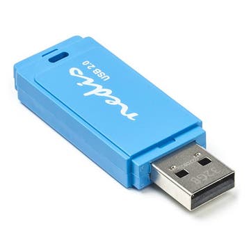 USB stick | Nedis | 32 GB (USB A, USB 2.0, Blauw), Computers en Software, Verzenden, Nieuw, Nedis