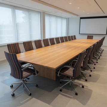 Ahrend 350 vergaderstoel hoge rug - gestreepte stof, Ophalen of Verzenden, Nieuw
