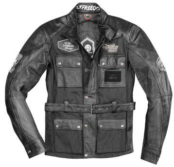 HolyFreedom Quattro TL Zwart Leren/Textiele Motorjas, Jas | leer, HolyFreedom, Nieuw met kaartje, Heren