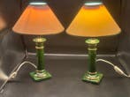 Tafellamp - Keramiek - Paar vintage lampen uit de jaren