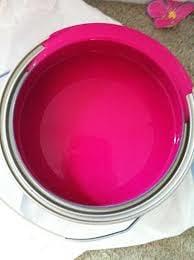 Acryl Zijdeglans - Knal Roze - 1 liter (Waterbasis), Doe-het-zelf en Verbouw, Nieuw, Ophalen of Verzenden, Verf, Roze