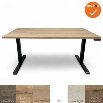 Zit-sta bureau Steelforce 1050 – vanaf €299,- excl. btw, Ophalen of Verzenden, In hoogte verstelbaar, Nieuw
