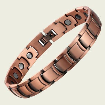 Luxe gezondheidsarmband magnetisch koper - 0,85 cm, Sieraden, Tassen en Uiterlijk, Armbanden, Ophalen of Verzenden, Nieuw