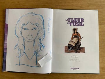 La Fleur au fusil + dédicace - C - 1 Album - Eerste druk -, Nieuw