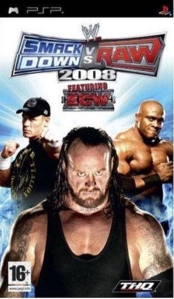 WWE Smackdown vs Raw 2008 (PSP Games), Spelcomputers en Games, Games | Sony PlayStation Portable, Zo goed als nieuw, Ophalen of Verzenden