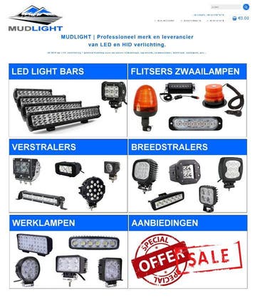 LED werklamp breedstraler verstraler lightbar 12v en 24v etc, Verzenden, Nieuw