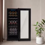 Wijnkoelkast 90L – Zwarte Vrijstaande Koeler voor 30 Flessen, Verzenden, Nieuw