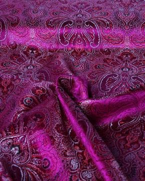 Jacquard Oriënt Fuchsia, Hobby en Vrije tijd, Stoffen en Lappen, Nieuw