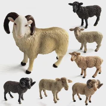 Realistisch Sierfiguur Schaap of Geit - Boerderijdier Model