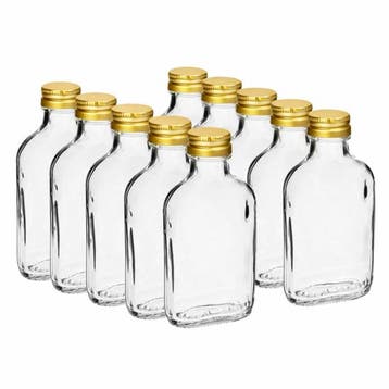 Glazenflesjes Drupke 100ml (10 stuks), Nieuw, Ophalen of Verzenden, Overige merken, Glas