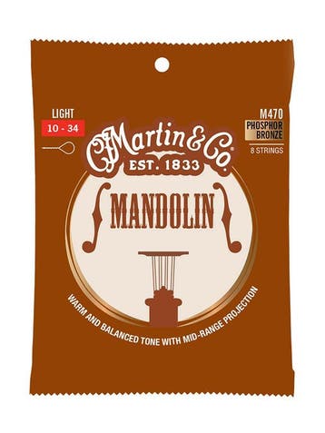 Martin M470 fosfor/bronze mandoline snaren .010, Verzenden, Nieuw