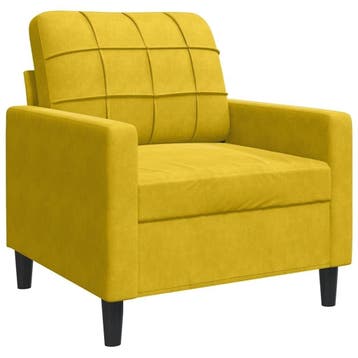 Design Fauteuil Modern Geel | Laatste Stuk!, Huis en Inrichting, 75 tot 100 cm, Ophalen of Verzenden, Zo goed als nieuw, 75 tot 100 cm