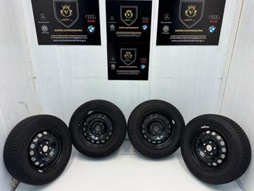 205/65R15 inch velgen set All-Seasons banden 5x112 VW Caddy, Gebruikt, 15 inch, Banden en Velgen, 205 mm