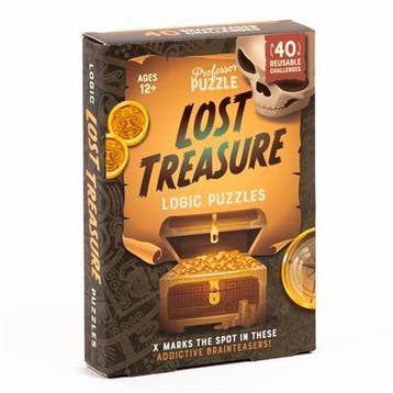 Lost treasure - logica puzzels (12+), Ophalen of Verzenden, Nieuw