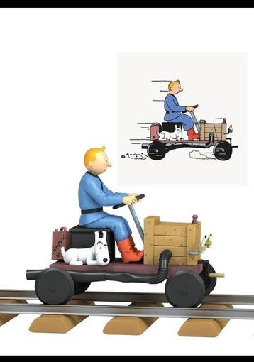 Tintin - Album : Tintin au pays des Soviets - La Draisine -, Nieuw