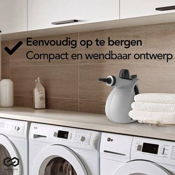 2dekans | Infinity Goods Stoomreiniger - Handstoomreiniger -, Ophalen of Verzenden, Zo goed als nieuw