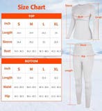 Dames Thermisch Ondergoed Set Sneldrogend Stretch Basislaag, Kleding | Dames, Verzenden, Nieuw