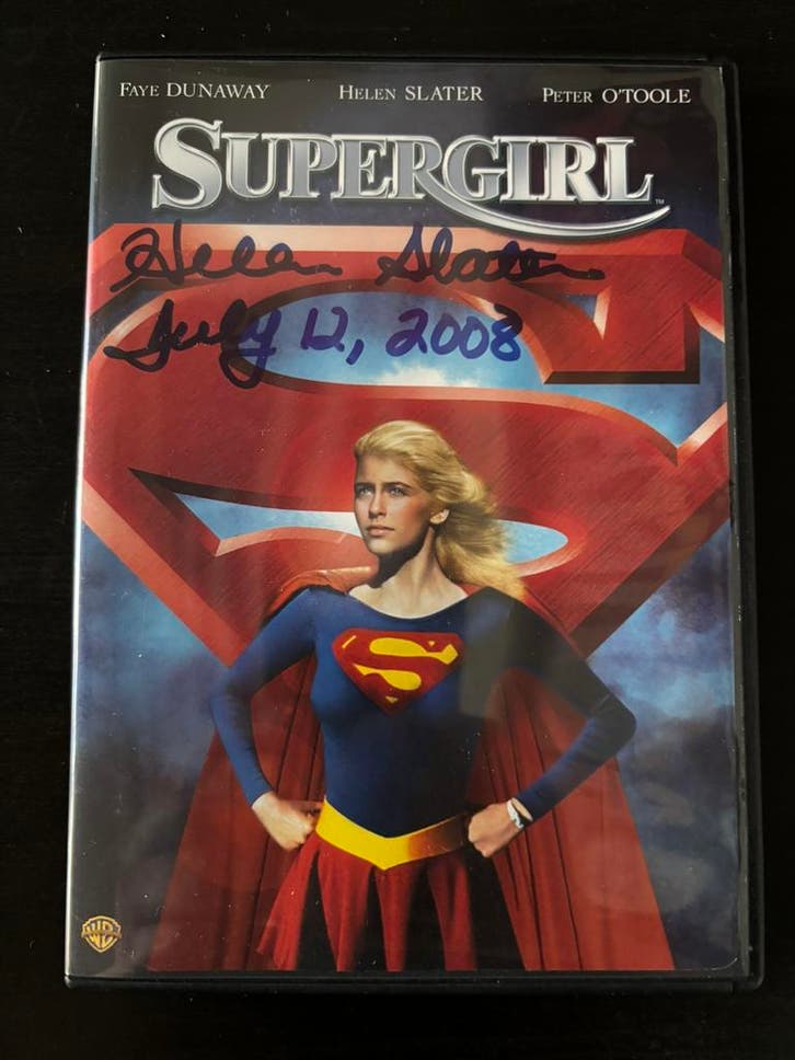 DVD Supergirl - Gesigneerd door Helen Slater, Verzamelen, Film en Tv, Film, Overige typen, Nieuw, Ophalen of Verzenden