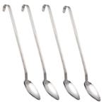 GGM Gastro | (4 stuks) Serveerlepel - Lengte: 42cm - Ø7cm -, Huis en Inrichting, Keuken | Bestek, Verzenden, Nieuw