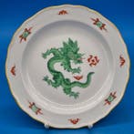 Meissen - Speiseteller – „Reicher grüner Drache“ mit