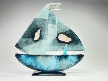 Studio Habrat - Maciej Habrat - sculptuur, Sailing Ship - 33, Antiek en Kunst