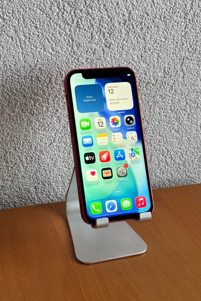 Apple iPhone 12 mini 64GB Rood / Garantie / Zeer nette staat, Telecommunicatie, Mobiele telefoons | Apple iPhone, Zonder abonnement