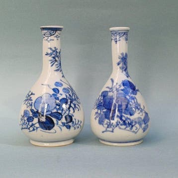 Vaas - Porselein - China - Qing dynasty (Manchu China), Antiek en Kunst