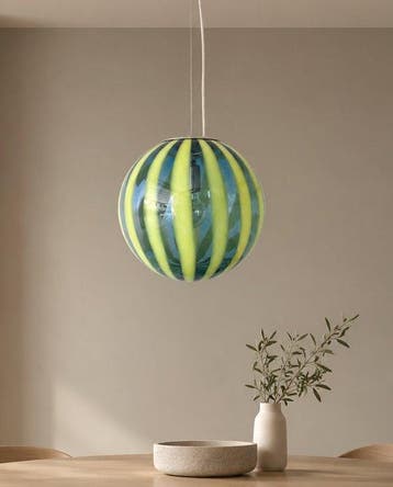 MIMU interior - Kroonluchter - Trasparenze blauw/geel - stok