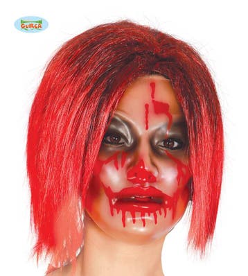 Masker Bloed Horror Vrouw, Hobby en Vrije tijd, Feestartikelen, Ophalen of Verzenden, Nieuw