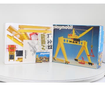 Playmobil 4210 Portaalkraan met OVP en ongebruikte onderd..., Ophalen of Verzenden, Zo goed als nieuw, Overige typen