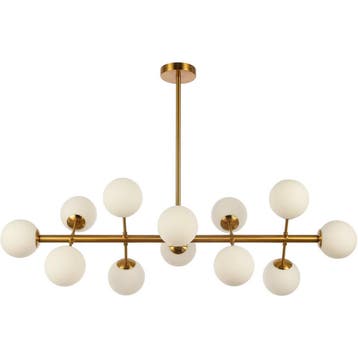 Hanglamp Ella White Gold, Verzenden, Nieuw