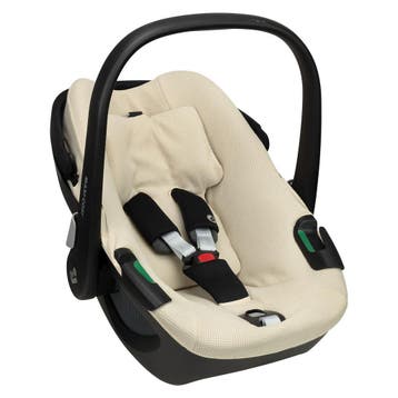 Maxi Cosi Pebble 360 hoes met gordelhoesjes | Beige wafeltje, Kinderen en Baby's, Autostoeltjes, Nieuw