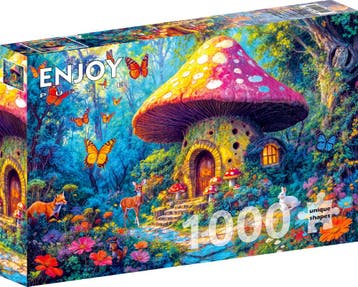 Mushroom Cottage Puzzel (1000 stukjes) | Enjoy Puzzle -, Verzenden, Nieuw