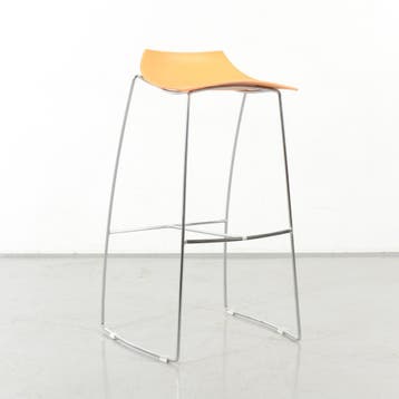 Marco Maran Hoop design barkruk, oranje, ringpoot, Ophalen of Verzenden, Nieuw