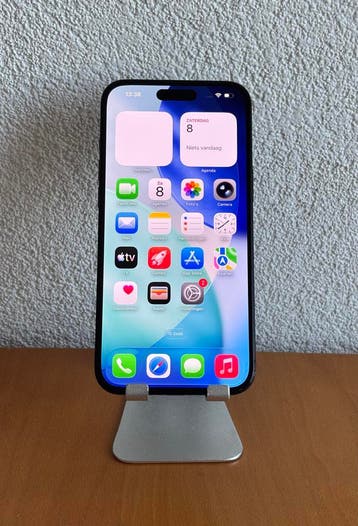 Apple iPhone 16 Plus 128GB Zwart / Garantie / Nette staat, 128 GB, Refurbished, Ophalen of Verzenden, Zonder simlock