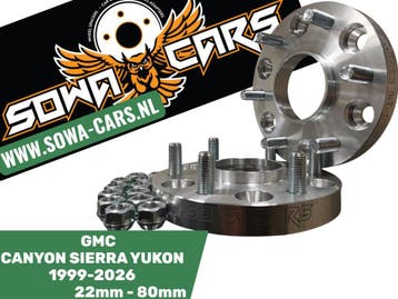 Spoorverbreders Spacers GMC Sierra Yukon 6x139,7 78,1 25mm, Verzenden