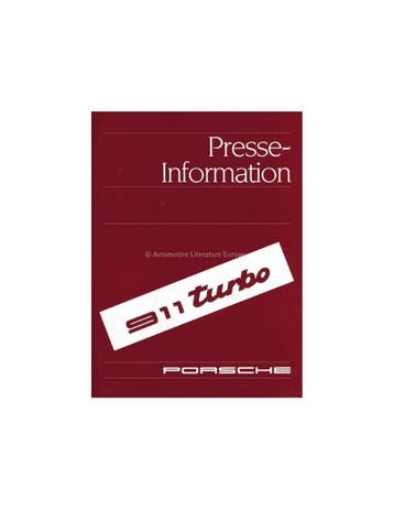1990 PORSCHE 968 911 TURBO PERSMAP ENGELS, Boeken, Nieuw, Porsche, Author