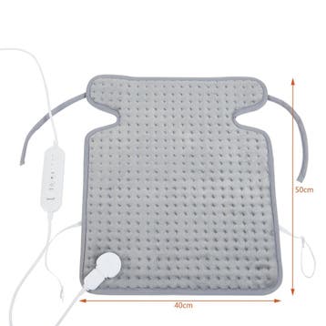 [en.casa] Elektrisch warmtekussen Calvera 50x40 cm 80W grijs, Verzenden, Nieuw