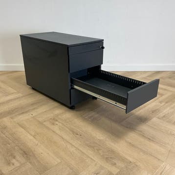 metalen ladeblok 4 lades + sleutel (hxbxd) 61x 42x80 cm,, Ophalen of Verzenden, Gebruikt