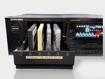 Pioneer - CT-M6R / Multi-Cassette 6-Tape Magazine Changer, Nieuw