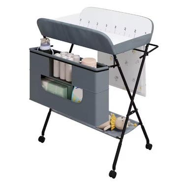 Verstelbare opvouwbare aankleedtafel met wielen, Verzenden, Nieuw