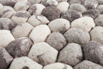 Handgeweven scheerwollen tapijt ORGANIC LIVING 200x120cm, Ophalen of Verzenden, Nieuw