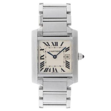Cartier - Tank Française - Zonder minimumprijs - W51011Q3 /, Nieuw