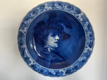 De Porceleyne Fles, Delft - Wandbord - Delfts blauw groot