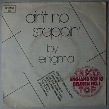 Enigma - Aint No Stopping Disco Mix 81 - Single, Verzenden, Nieuw in verpakking