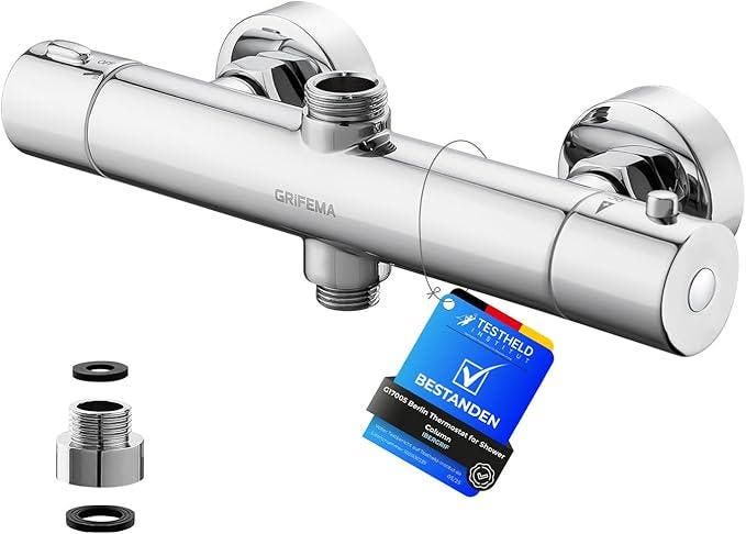 Grifema Berlin thermostaat voor douchekolom, Huis en Inrichting, Badkamer | Badtextiel en Accessoires, Verzenden