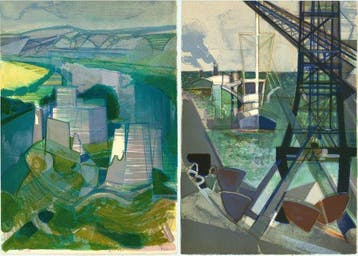 Camille Hilaire (1916-2004) - Lot de 2 lithographies La