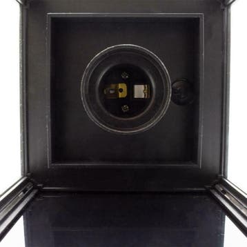 Solar LED wandlamp Cube met filament led lamp, Zonne-energie, Verzenden, Minder dan 50 watt, Wandlamp